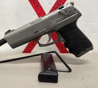 Ruger P94 Semi-Automatic Pistol, 9mm, Stainless Steel, Serial: 308-32244