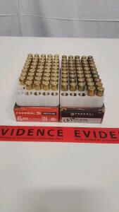 (2) Federal American Eagle .45 Auto 230 Grain FMJ RN Ammunition, 50 Rounds Both Not Full Case