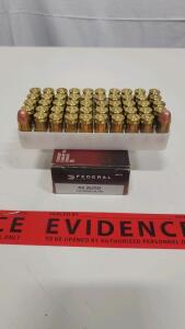 Federal Champion .45 Auto Ammunition, 230 Grain FMJ RN, 50 Rounds