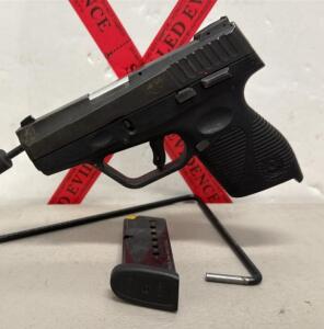 Taurus 709 Slim 9mm Pistol, Serial TI218220, 7-Round Capacity
