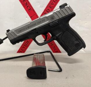 Smith & Wesson SD9 VE 9mm Semi-Automatic Pistol, Serial FBW1067