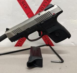 Ruger SR9c 9mm Semi-Automatic Pistol, Stainless Finish, Serial 334-32057