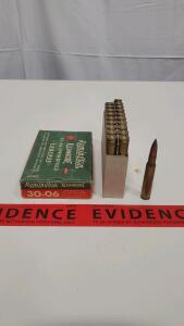 Remington Kleanbore 30-06 Springfield Ammunition, 18 Rounds, Brass Casing