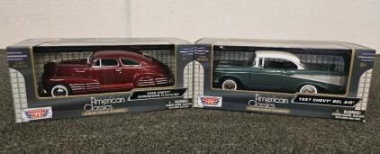 (2) Motor Max American Classics Collectible Die-Cast Cars