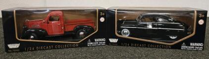 (2) Motormax 1/24 Die-Cast Collection Model Vehicles