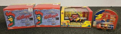 Collection of Terry Labonte #5 Kelloggs Die-Cast Helmets & Cars