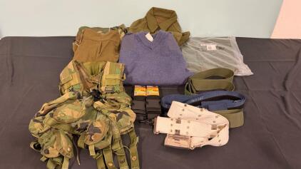 US Military Dress Pants, Wool Jackets, Belts & More