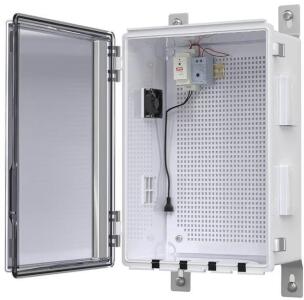 Outdoor Electrical Box W/ Thermostat & Fan