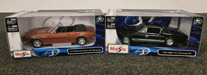 (2) Maisto Special Edition 1:24 Scale Die-Cast Cars