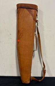 Vintage leather rifle scabbard or gun case