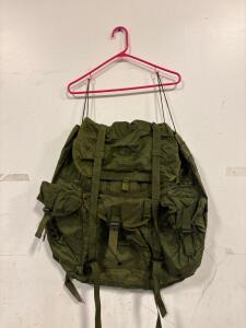 Military Waterproof Jacket And Pants Size Small, Boot Liners, Military Beret And Backpack