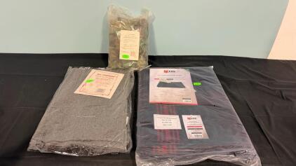 Fox Red-Striped Wool Blanket 70% Wool, 62" x 80", Woodland Camo Poncho Liner & More
