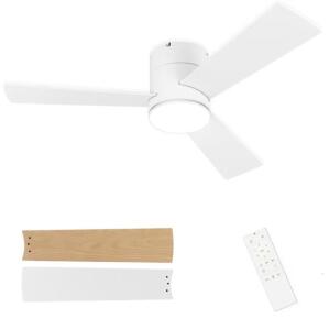 Gesum 42&rdquo; Ceiling Fan W/ Light, White