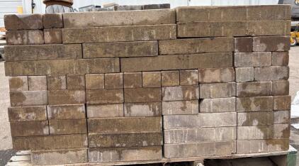 Pallet of Brick Pavers Various Sizes including (6x6x2.5)(6x3x2.5) And (18x12x2.5)