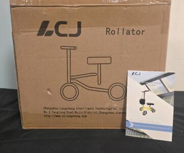 Rollator Knee Scooter, Foldable Steerabke Knee Scooter For Ankle Recovery