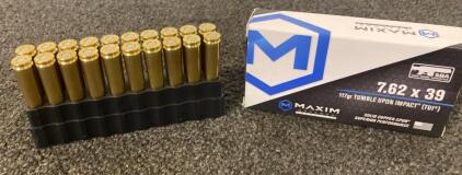 Maxim 7.62x39 - 117 Grain - ( 20 Rounds