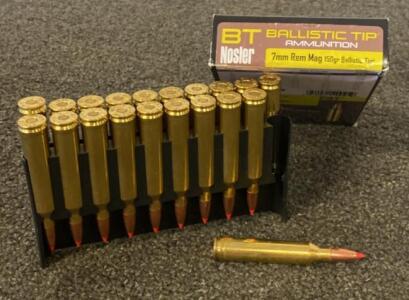 Nosler BT Ballistic Tip - 7mm Rem Mag 150gr - (20 Rounds)