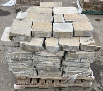 Various Sized Grey Brick Pavers