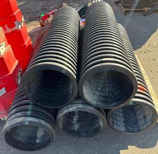 (5) Rolls 12&rdquo;x58&rdquo; Corragated Piping