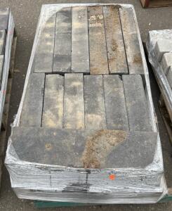 (13) Grey Brick Pavers, L2&rsquo;xW4&rdquo;xH6.5&rdquo;
