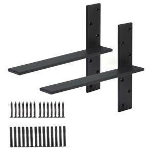 T Shelf Free Hanging Shelf Bracket (2) 30&rdquo; Heavy Duty Steel