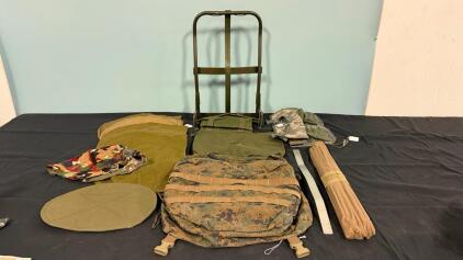 Military Pouches, Backpack Brace Frame & More