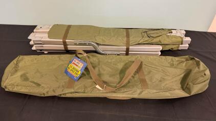 Mil-Spec Adventure Gear Folding Military-Style Cot, U.S. Design, Serial 02-6994
