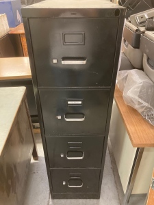 Black/ Brown Filing Cabinet