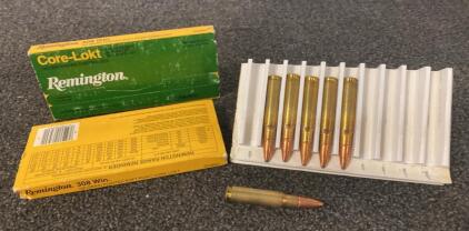 Remington Core-Lokt (26 Centerfire Cartridges)- 308 Win. 150 Grain Pointed Soft Point