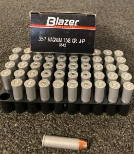 Blazer - (50 Centerfire Cartridge s) 357 Magnum - 158 Grain