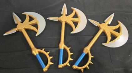 (3) Cosplay Escanor Axes- 24"