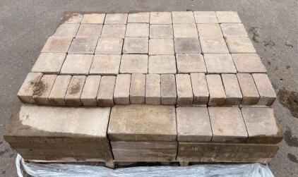 Pallet of Gray Brick Pavers Sizes: 38 (6x6x2.5&rdquo;) 16 (6x3x2.5&rdquo;) 32 (18x12x2.5&rdquo;)