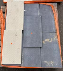 (21) Blue Speckled Tiles, L23.5&rdquo;xW13&rdquo;xH3/4&rdquo;