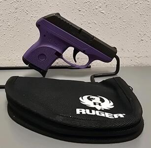 Ruger LCP .380 ACP Pistol, Purple Frame, 2.75" Barrel, 6+1, Serial 371050621