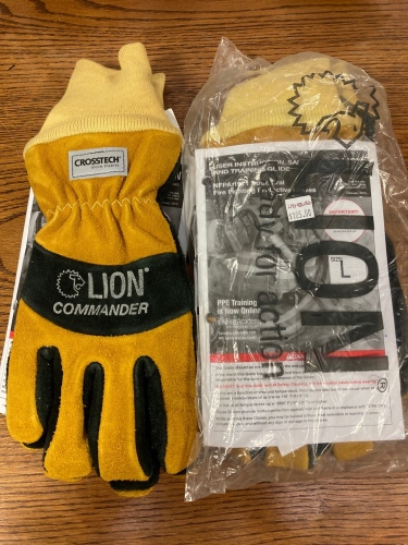 (2) Pairs of Lion Commander Fire Gloves Large