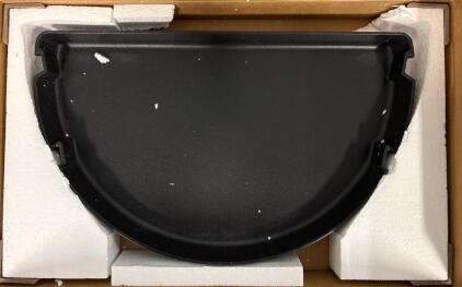 Grisun Black Cast Iron Griddle With Handles 18&rdquo;