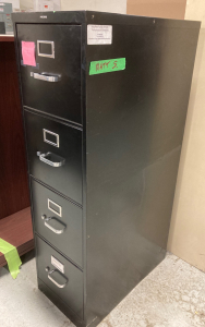 Black Filing Cabinet