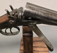 W. Richards FieldSide-by-Side 12 Gauge Double Barrel Hammer Shotgun, Laminated Steel, Antique - 9
