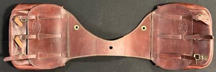 Dunns Brown Leather Saddle Bag