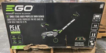 EGO 21" Power Snow Blower; Single-Stage Auger-Propelled- New In Box