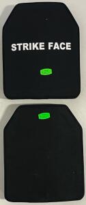 (2) Valor Standard LON-III-P Ballistic Armor Plates