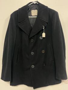 US Navy 100% Wool Peacoat