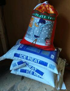 (OFFSITE) Salt Depot Ice Heat 50 lb Ice Melt Bags & PEL Calcium Chloride Blend De-Icer &ndash; Melts to -15&deg;F