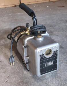 (OFFSITE) 2 CFM Deep Vacuum Pump, Emerson 1/3 HP Motor, 115V, Single Phase, Model C55XJFFY-4456