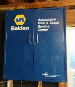 (OFFSITE) (Blue) Napa Beldon Metal Storage Cabinet w/ All Contents Inside