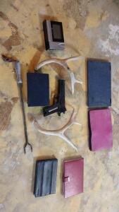 (1) Airsoft BB Gun, (1) Amazon Firebook, (1) Nook Tablet, (1) Lenovo Laptop, & (1) Pair of Deer Antlers ( Offsite )