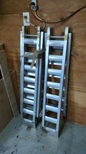 ( Offsite ) FLY Racing Aluminum Loading Ramps Pair, 6 ft x 9.5 in, 1500 lb Capacity, Ladder Rung Style