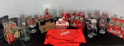 Thirsty For a Coke? - Glasses - Coke Bottles ( Expired ) - Ornament and More ( More Glasses Not Shown )