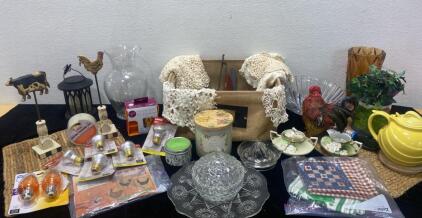 Where to Start? From Light Bulbs to Fancy Glassware, in Addition Doily&rsquo;s-Candles and so Much More