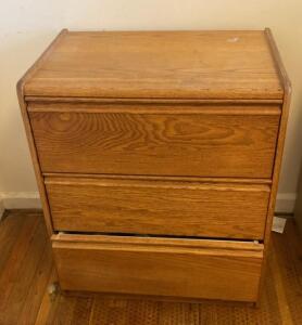(OFFSITE) 3 Door Dresser 31x18x26 with (3) Drawers Full of Included Contents